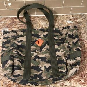 GAP Camouflage Tote Bag with Green and Black